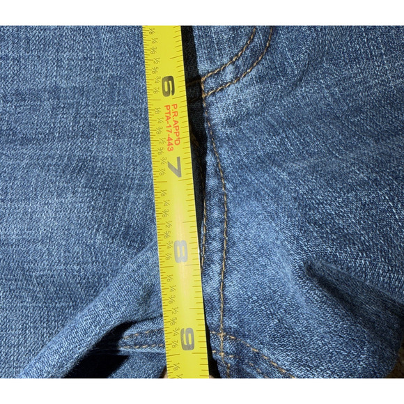 KUT From The Kloth Catherine Boyfriend Jeans Size 6 Dark Wash Distressed Cuffed - Picture 5 of 9